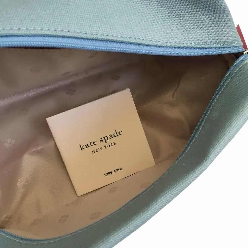 NWT Kate Spade Light Blue Cosmetic Bag in One Size